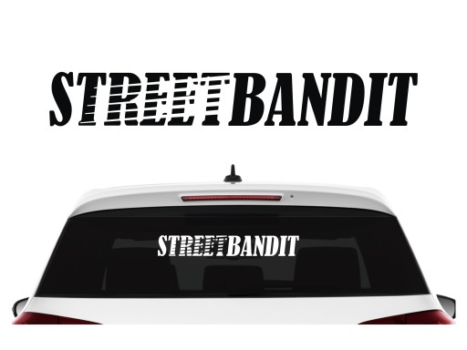 Naklejka STREET BANDIT na auto szybę tira *60cm *KOLORY