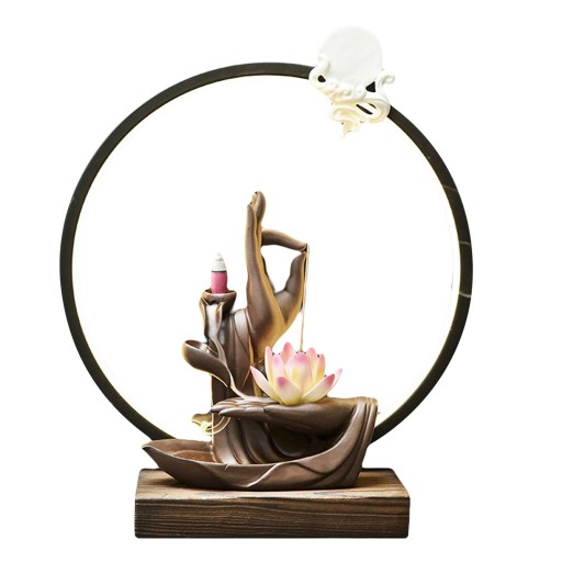 Backflow Burner with LED Light sand