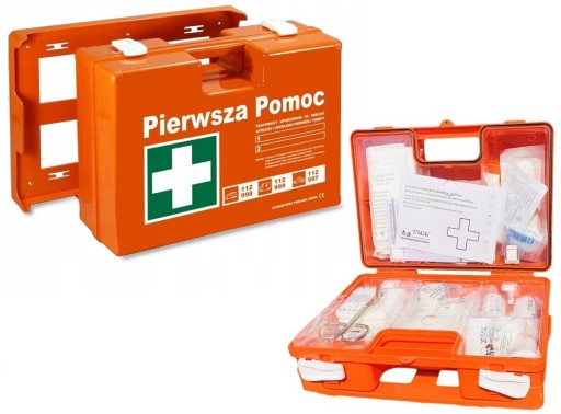 APTECZKA PIERWSZEJ POMOCY ZAKŁADOWA PRZENOŚNA PRZEMYSŁOWA BIUROWA K10