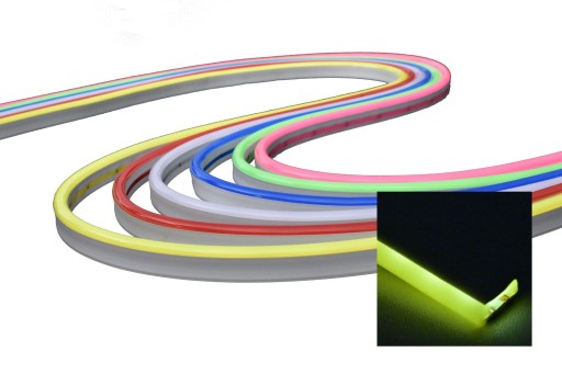 Taśma LED Neon FLEX LEMON 12V IP67 6 x 12 mm - 1mb