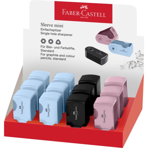 Temperówka pojedyncza, z pojemnikiem Faber-Castell nowość
