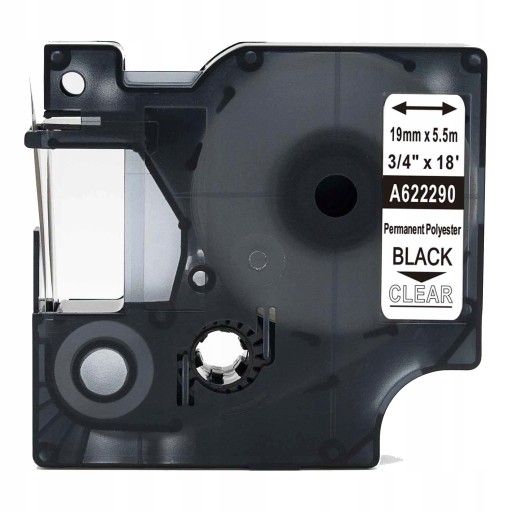 Taśma poliester 19mm do DYMO RHINO 622290 Przeź
