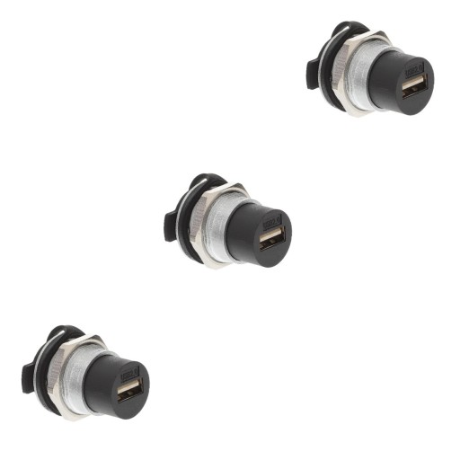 ADAPTER SAMOCHODOWY INTERFEJS USB20 DO MONTAŻU PODTYNKOWEGO 3 SZT