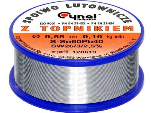 Cyna spoiwo lutownicze 0,56/100g/spoiwo LC60-FSW26