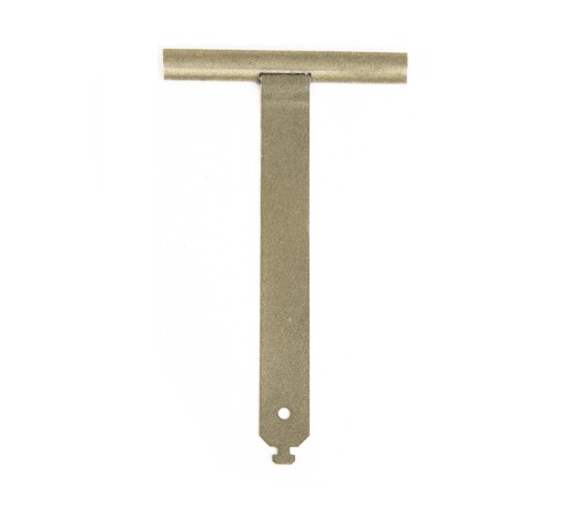 Wieszak z filcem do rolet zewnętrznych 136mm