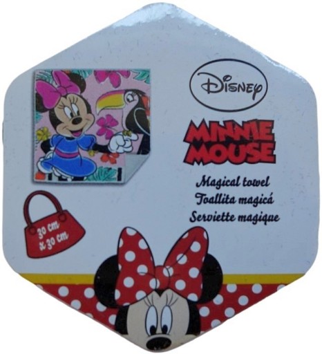 RĘCZNIK MAGICZNY DZIECIĘCY DO TWARZY I RĄK MYSZKA MINNIE
