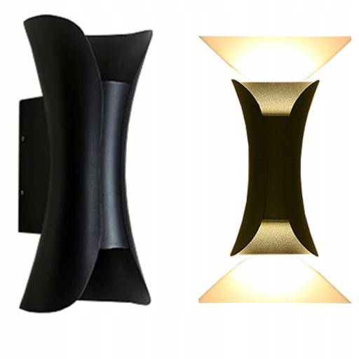 LAMPA ŚCIENNA GÓRA DÓŁ KINKIET LED