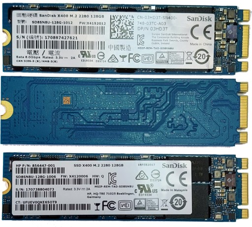 Dysk SSD M.2 SanDisk X400 128GB 540 MB/s SD8SN8U