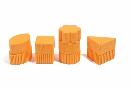 Gąbki florystyczne OASIS RAINBOW Mignardises pomarańczowe
