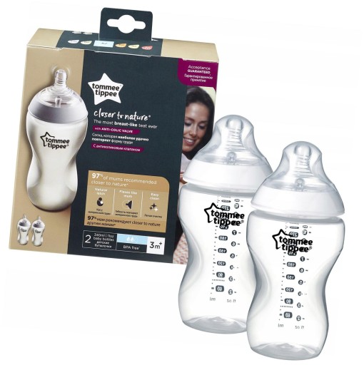Tommee Tippee Butelka 2x340ml zestaw