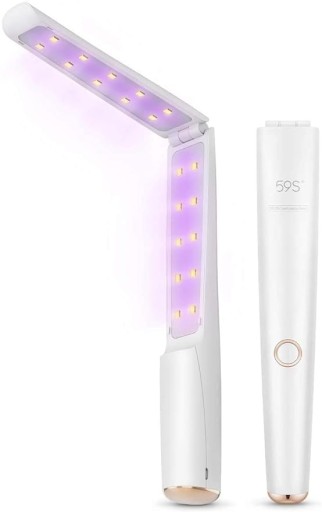 STERYLIZATOR UV 59S SZYBKA STERYLIZACJA 99,9% Z 20 KORALIKAMI LED SKŁADANY