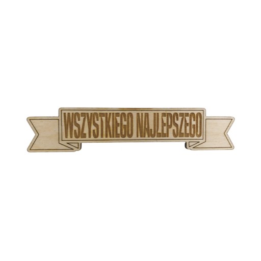 Wszystkiego najlepszego tabliczka 10cm 1szt