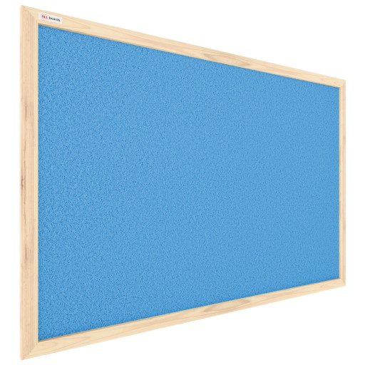Tablica korkowa pastelowy niebieski korek 90x60 cm