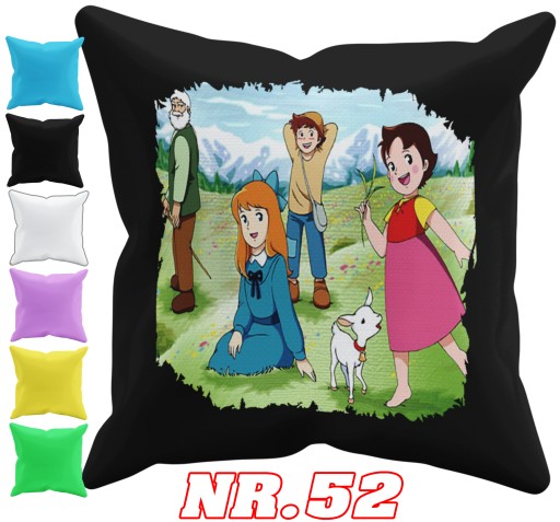 POSZEWKA NA PODUSZKĘ JAŚKA DO PRZEDSZKOLA HEIDI + IMIĘ GRATIS