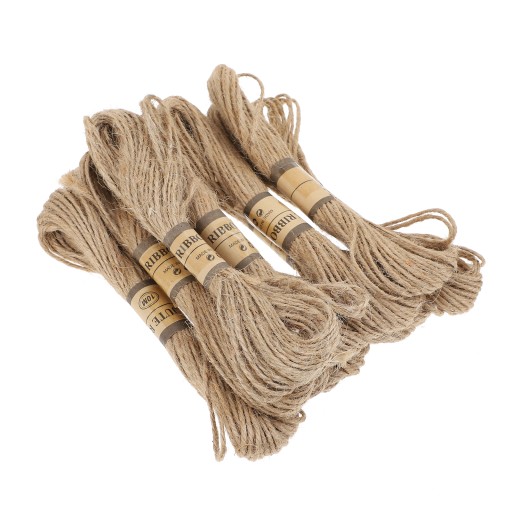 h-Vase Woven Rope Hand Decor Natural