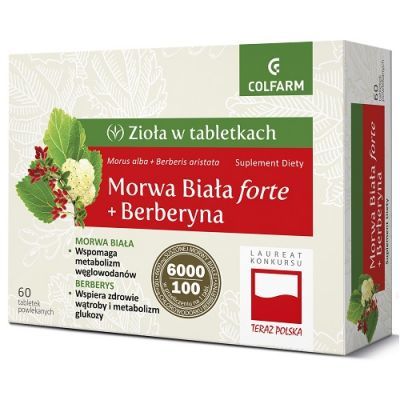 MORWA BIAŁA FORTE + BERBERYNA 60 TABLETEK