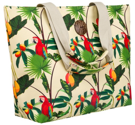 Torba damska shopper bag duża pojemna torebka plażowa zakupowa na ramię
