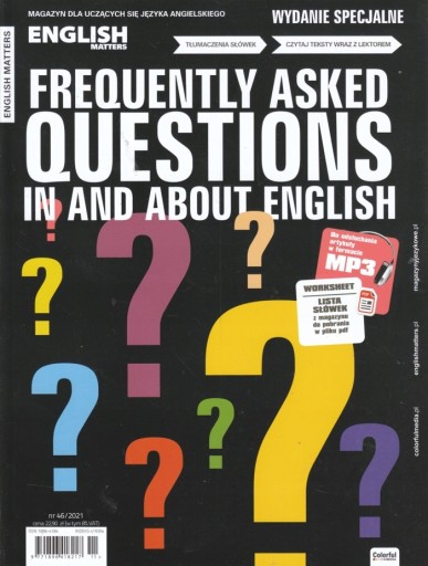 English Matters WS 46/21 FREQUENTLY ASKED QUESTION