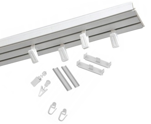 Szyna sufitowa PCV II 120cm Karnisz sufitowy
