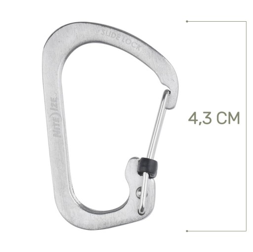Karabińczyk Nite Ize SlideLock Carabiner #2 Stal