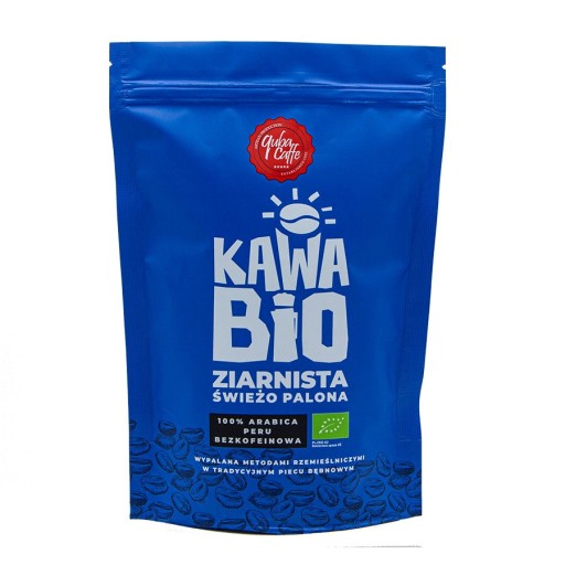 KAWA ZIARNISTA BEZKOFEINOWA ARABICA QUBA CAFFE