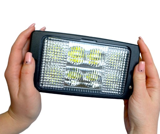 LAMPA PRZEDNIA LEDOWA ROZPROCZONA 8 LED DIODY OSRAM 12-24V 40W FENDT CASE