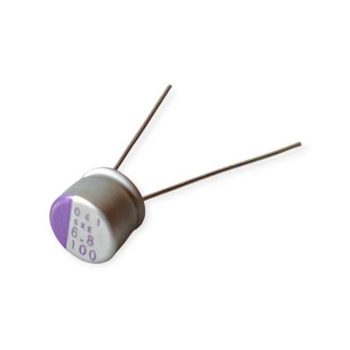 100SXE6R8M KONDENSATOR POLIMEROWY 6.8uF 100VDC SXE THT