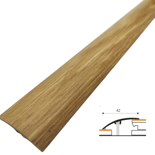 Listwa PROGOWA 42 mm PVC dąb 3E dł 2m