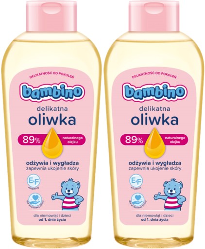 Oliwka dla dzieci i niemowląt BAMBINO 2x300 ml Zestaw