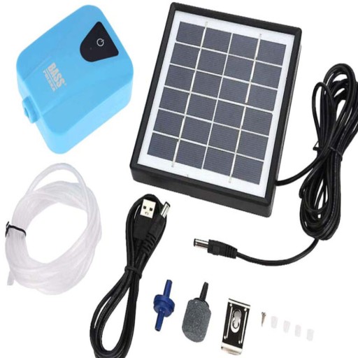 SOLARNA POMPA TLENU DO OCZKA WODNEGO NAPOWIETRZACZ