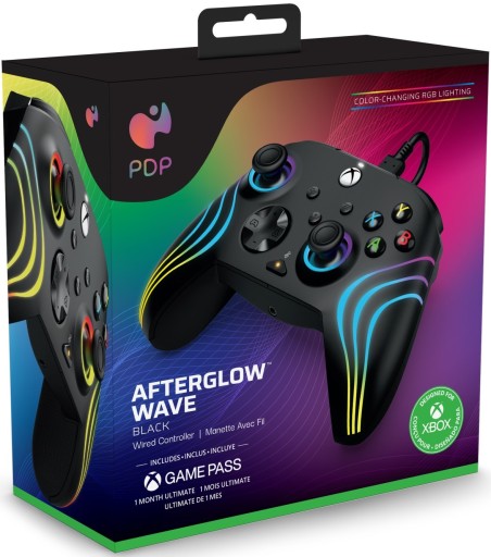 PDP Pad przewodowy AFTERGLOW WAVE Xbox SERIES PC