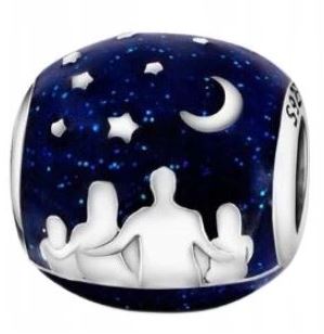 charms family rodzina gwieździste niebo srebro 925