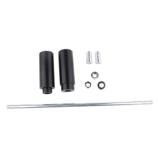 Czarna rama motocykla Slider Crash Protector