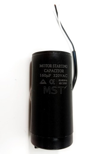 Kondensator rozruchowy 160 uF silnika 320V VAC