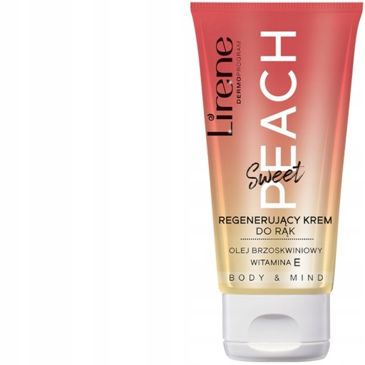 LIRENE KREM DO RĄK REGENERUJĄCY PEACH