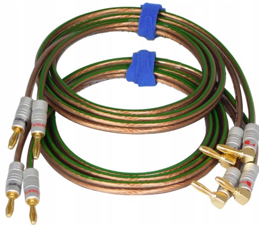 2x SOMMER ORBIT GŁOŚNIKOWY OFC 4 mm2 BANANOWE 15m