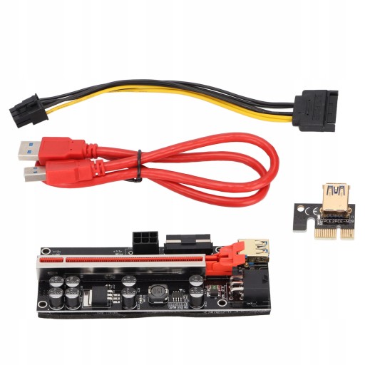 Karta adaptera PCIE Riser 1X do 16X łatwa obsługa