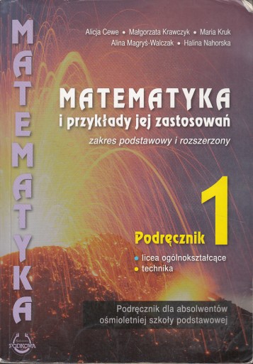 MATEMATYKA I PRZYKŁADY JEJ ZASTOSOWAŃ 1 ZPIR