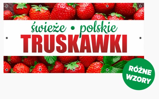 TRUSKAWKI sprzedaż owoce BANER 200x100 PROJEKT