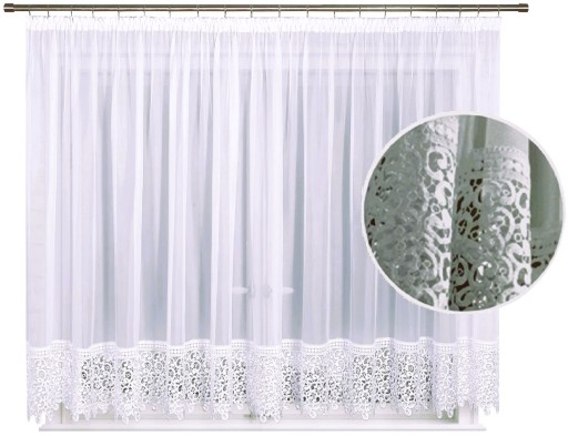 FIRANY 150X300 GIPIURA SZEROKA FIRANY GOTOWE