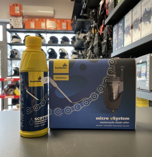 OLEJARKA SCOTTOILER VSYSTEM ESSENTIALS MICRO + OLEJ