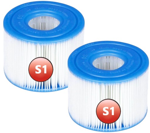 2x FILTR DO POMPY SPA JACUZZI INTEX WKŁAD TYP S1