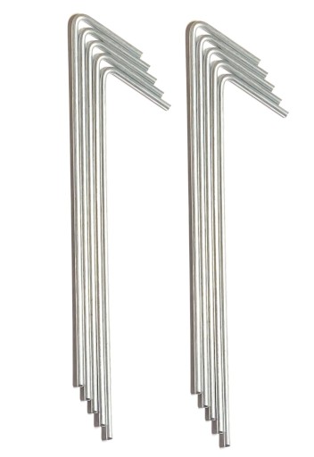 Śledzie szpilki do namiotu 22cm 10szt STAL OCYNK OCYNKOWANE