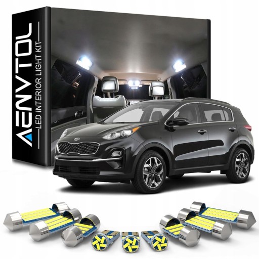OŚWIETLENIE wnętrza LED KIA SPORTAGE 17-2020 6000K
