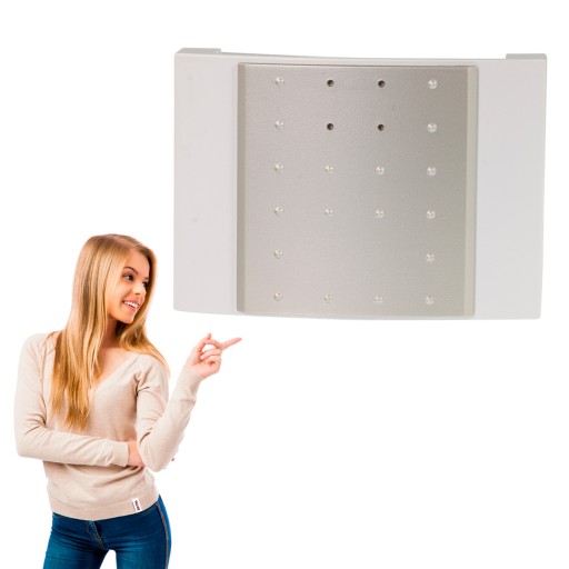 Dzwonek przewodowy srebrny DNU-912/N 8-230V Zamel dzwonek do drzwi