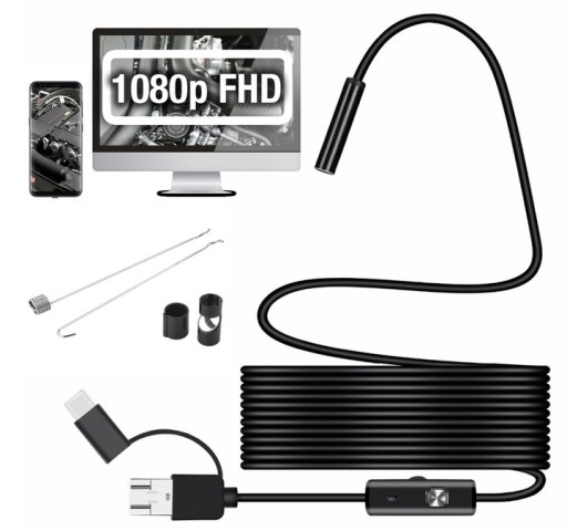 ENDOSKOP KAMERA INSPEKCYJNA 5M ANDROID USB-C HARD