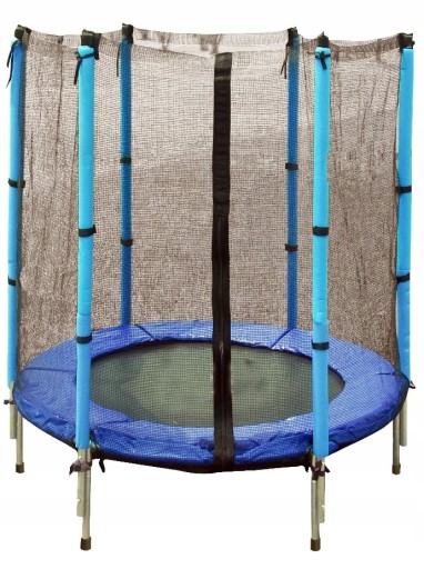 TRAMPOLINA Z SIATKĄ 140cm ATLASSPORT DLA DZIECKA
