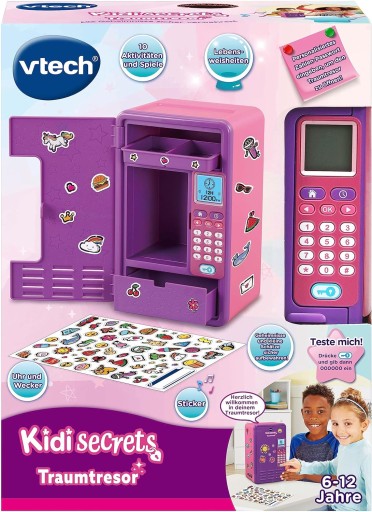 VTech Kidisecrets Traumtresor 80-554154 Sejf dla dzieci Kasa skarbonka