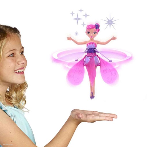 LATAJĄCA MAGICZNA WRÓŻKA LED LALKA STEROWANA RĘKĄ