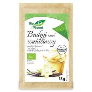 Budyń o smaku waniliowym BIO 38 g - Bio Planet